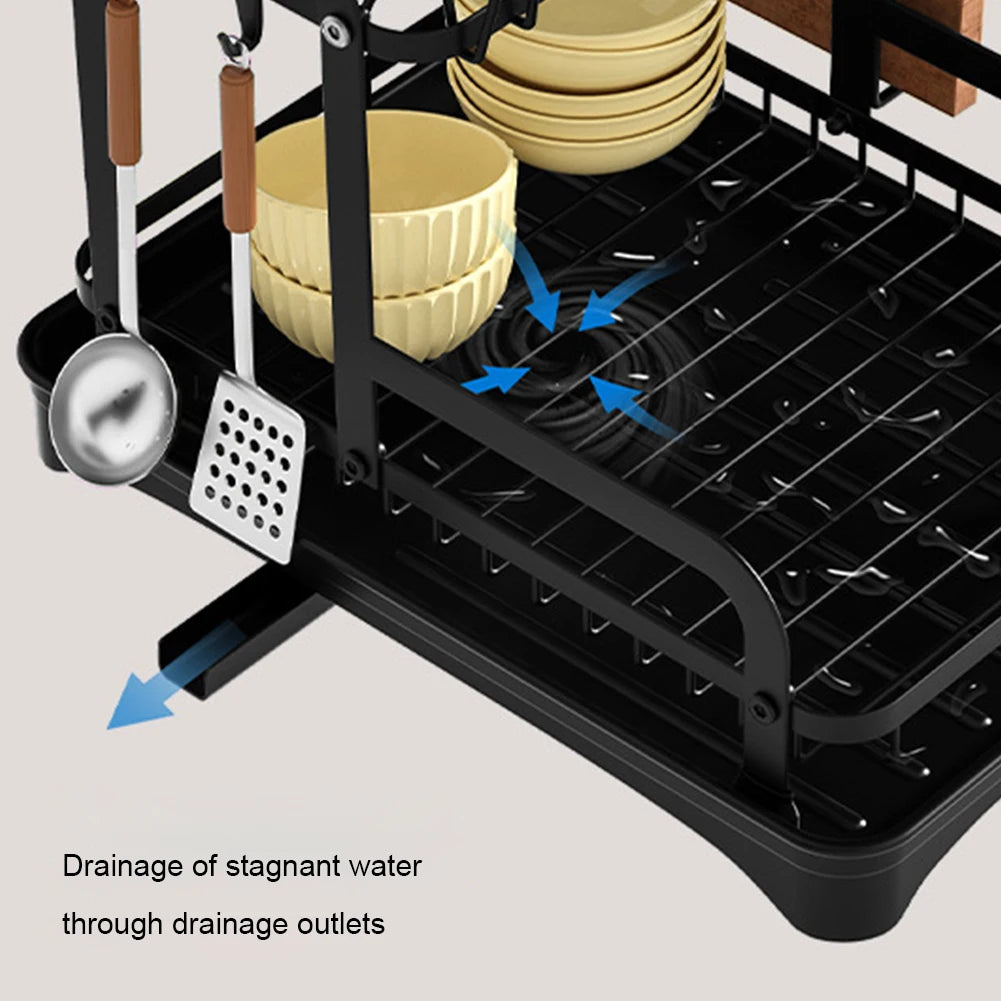 2 Tier Dish Bowl Drainer